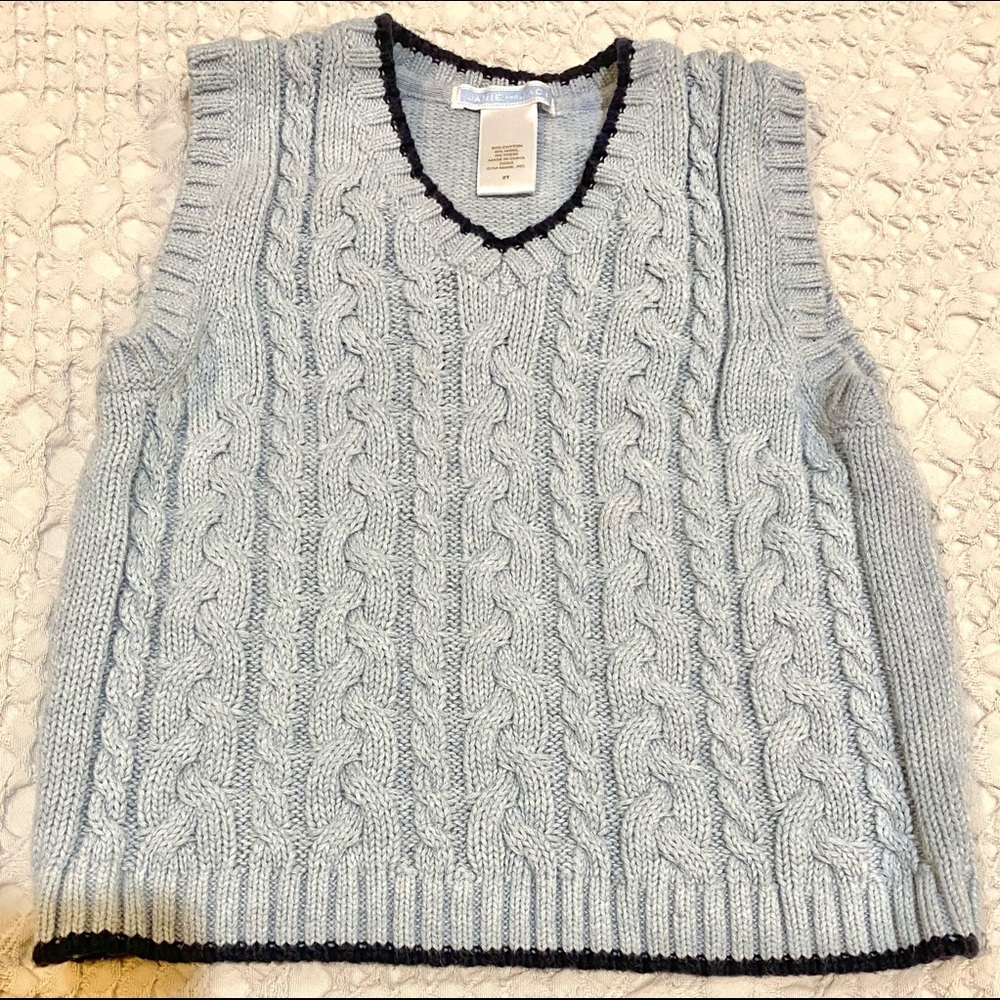 Janie and Jack 2T wool/cotton sweater vest
